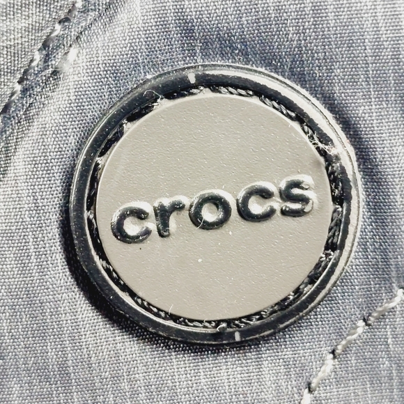 Crocs Duet Busy Day Fleece Lined Round Toe Grey Nylon Boots O211 - Picture 9 of 12